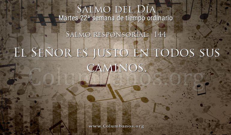 Salmo responsorial: 144 Salmo responsorial: 144